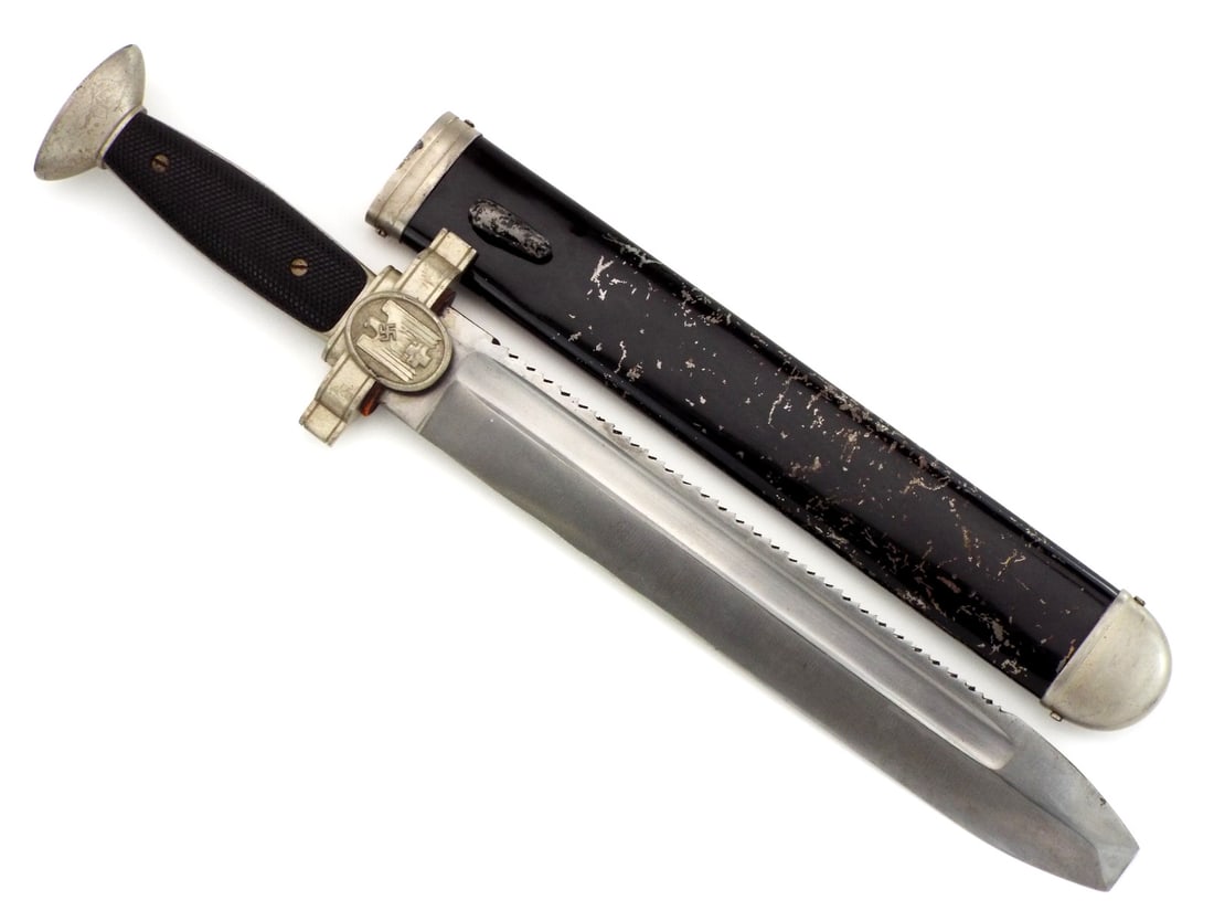 German WWII DRK Red Cross Hewer with Scabbard (1 of 16)