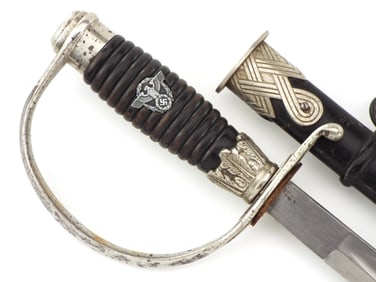 German WWII Police Officers Sword by HOLLER SOLINGEN