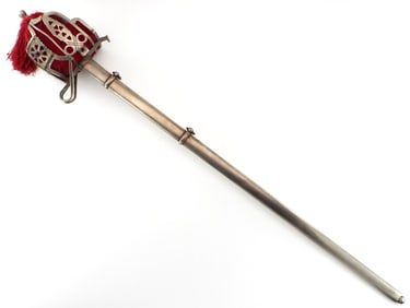 Scottish Highlander WWI Officers Basket Hilted Broadsword