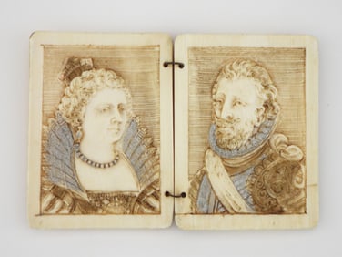 18-19th. Century FINE Carved Depiction on French Nobles