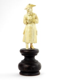 18th Or 19th C. FINE Carving On Wood Base