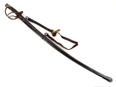 American Civil War Cavalry Battle Sword by ROBY Dated 1865