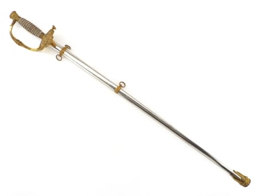 Fancy American Civil War Presentation Grade M-1860 Officers Sword.