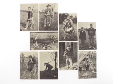 Historical Impressions Postcards with Confederate and Union Soldiers
