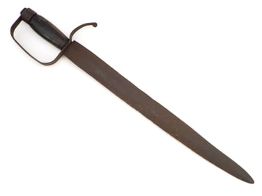 American Civil War era Confederate Soldier's Large D-guard Bowie Knife Sword.