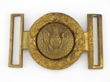 American Pre Civil War Two Piece Militia Buckle