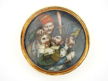 Exquisite Napoleonic French Snuff Box. VERY FINE