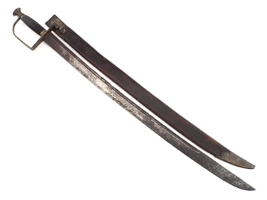 Napoleonic Officers Sword With Passau Running Wolf Blade Dated 1803