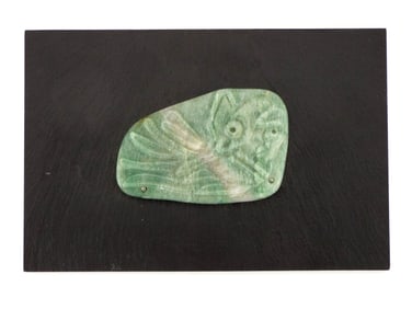Chinese Antique Green Jade Carving