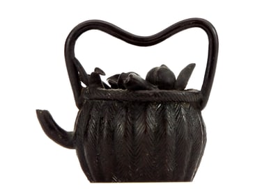 Antique Chinese Bronze Teapot