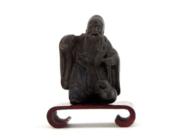 Antique Chinese Small Bronze Figurine