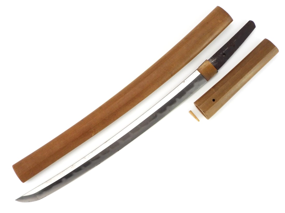 Japanese Samurai Edo Period Wakizashi mumei (1 of 12)