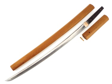 Japanese Samurai Long Wakizashi Tadamitsu Muromachi Katate Uchi