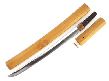 Japanese Samurai Short Wakizashi Edo Mumei