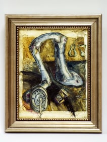 Oil on canvas by Kirill Georgievich Daneliya