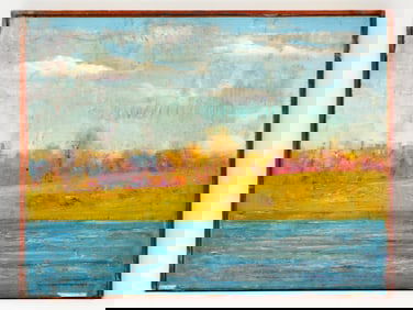 Oil on canvas painting by Jan Krajewski