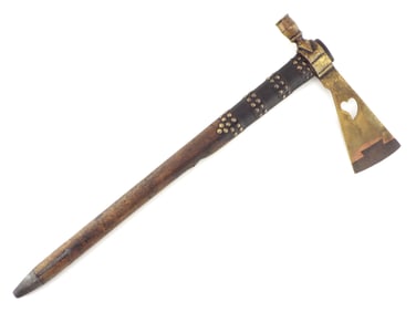 Native American Weeping Heart Peace Pipe Tomahawk