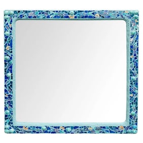 Carlos Alves Miami Aquatic Mosaic Wall Mirror