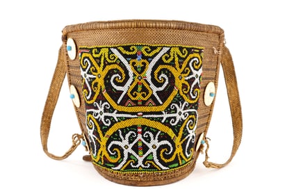 Antique Dayak Baby Carrier Borneo Indonesia