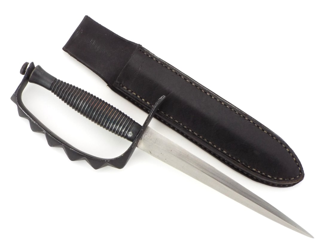 RARE WWII Fairbairn Sykes D Guard Fighting Knife (1 of 8)