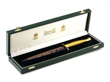 British cased Fairbairn Sykes Presentation knife or dagger