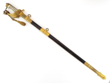 Good British WWII to WWII Naval Officers Sword
