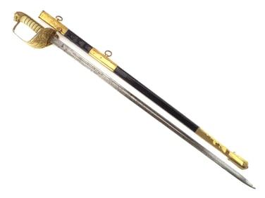 Good British WWII to WWII Naval Officers Sword