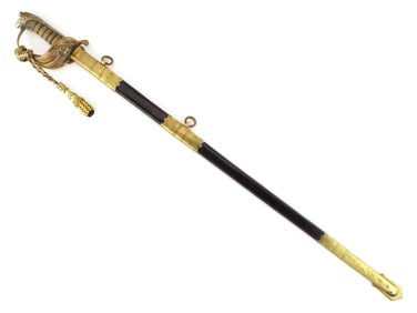 Good British WWII to WWII Naval Officers Sword