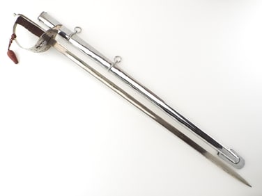 English or Scottish Cavalry Officers Battle Sword