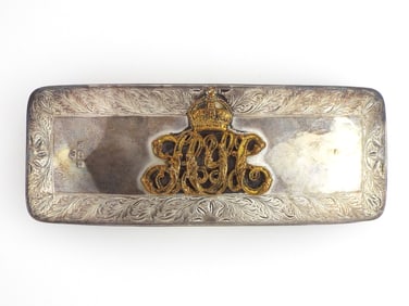 Sterling Victorian Yeomanry Dress Cartridge Box