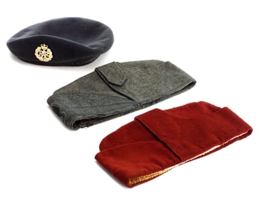 Three WWII Era Caps