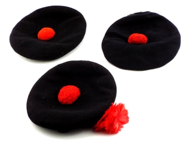 Three Scottish Tam O Shanter Hats