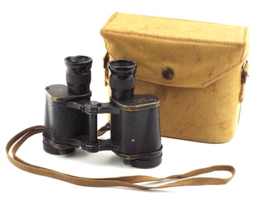 British / Canadian WWII Military Binoculars