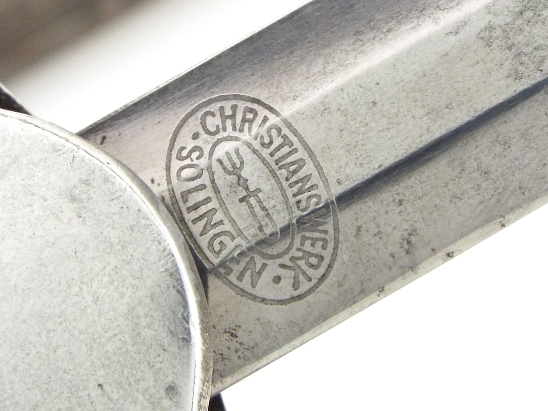 RARE MAKER Army Heer Officer Dagger by CHRISTIANS WERK SOLINGEN (1 of 14)