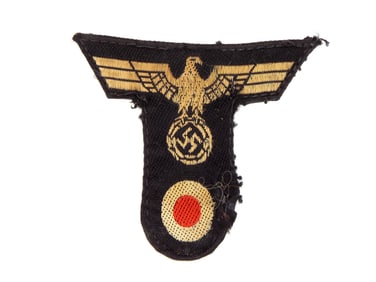 German WWII BERGMUTZE Field Cap Eagle Patch