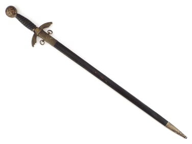 German WWII Early Luftwaffe Officer Sword by HORSTER with Waffen Mark