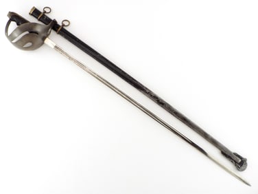 Italian WWII Officers Double Etched Sword