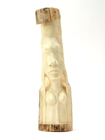 African Heavy FINE Bone Carving