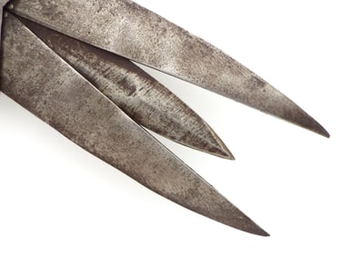 RARE 19th Century Indian Scissor Katar Dagger.