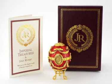 RUSSIAN FABERGE STYLE JOAN RIVERS IMPERIAL TREASURES