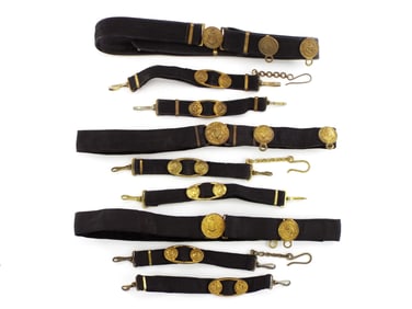 Lot of Soviet Russian Naval Officers Belts