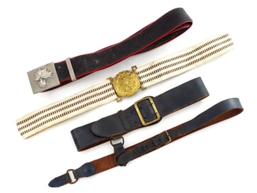 Lot of European Military Belts