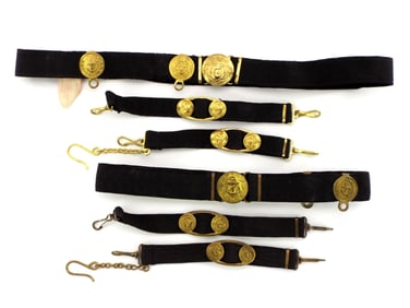 Lot of Soviet Russian Naval Officers Belts