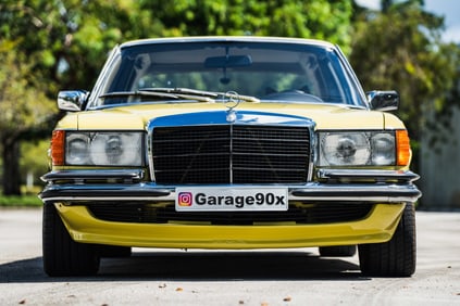 Pre Merger W116 AMG 280SE In Rare Mimosa Yellow