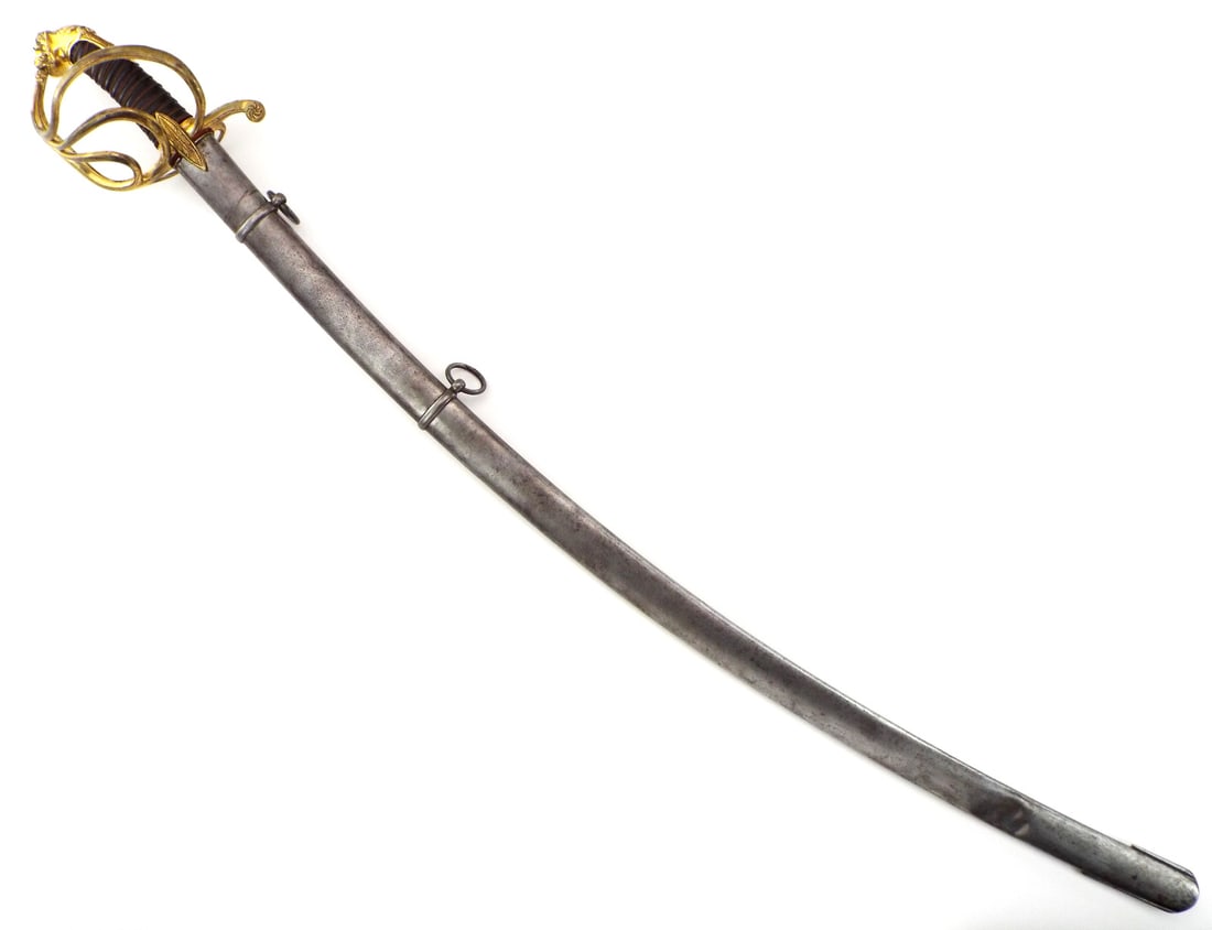 Museum Quality & Important Napoleonic Prussian Cavalry General Sword with Blued Gilt Blade (1 of 20)