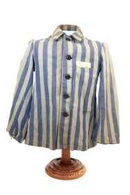 Documented Buchenwald Concentration Camp Inmates Blue Stripped Jacket