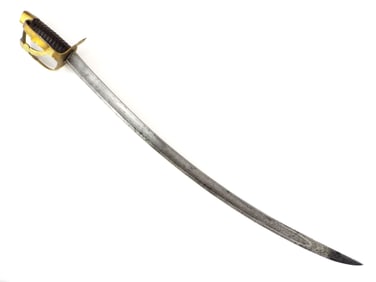 Massive French pre Napoleonic Cavalry Officers Saber