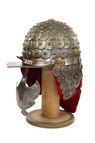 Polish Karacena Szyszak Helm In Style 17th C. Winged Hussars