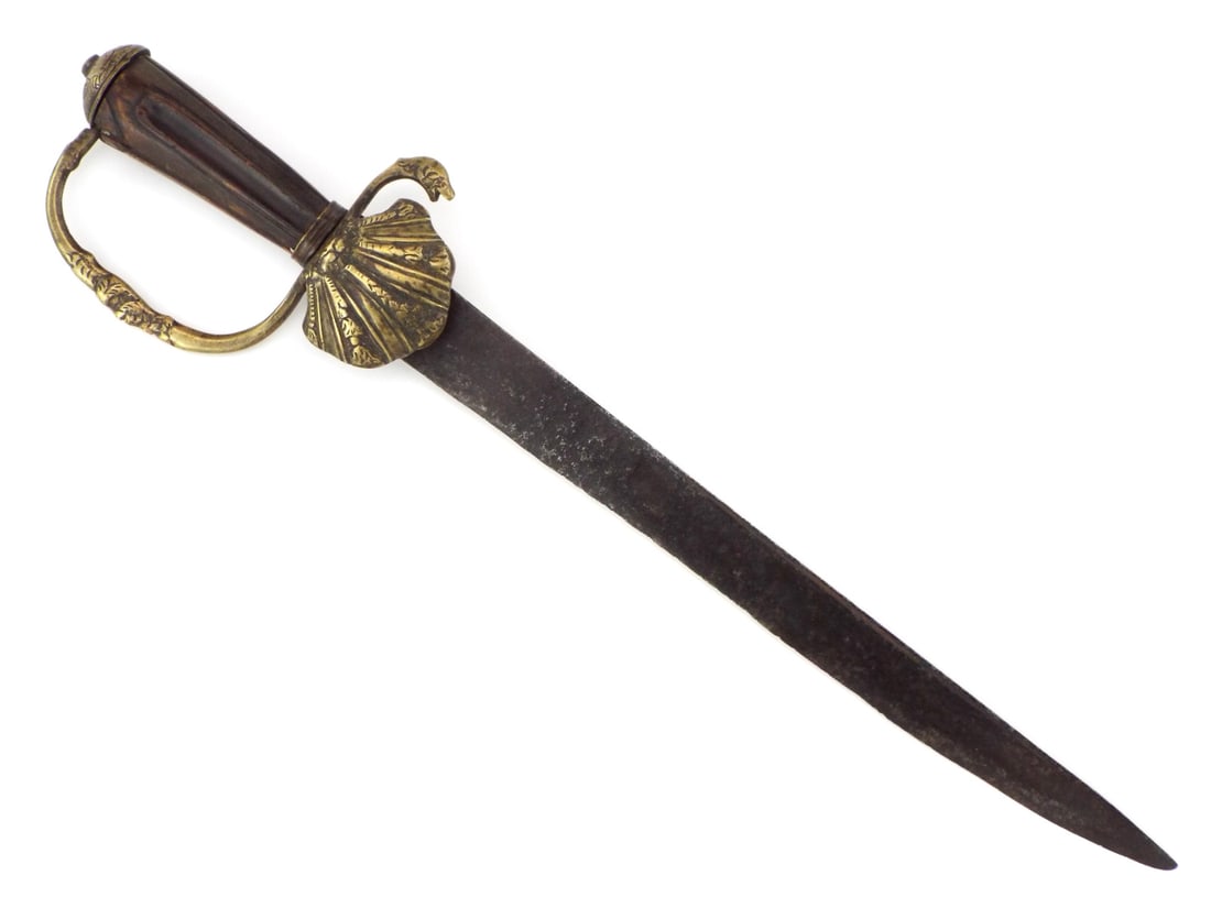 American War era Cuttoe Officers Sword Brass Mounts (1 of 16)