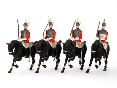 Lot of 4 Early 20th C. Britains Metal Cast Toys Soldiers